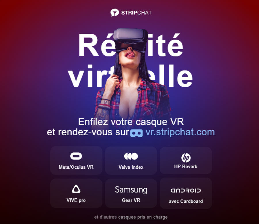 realité virtuel stripchat