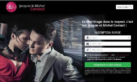 screenshot page accueil Jacquie et michel