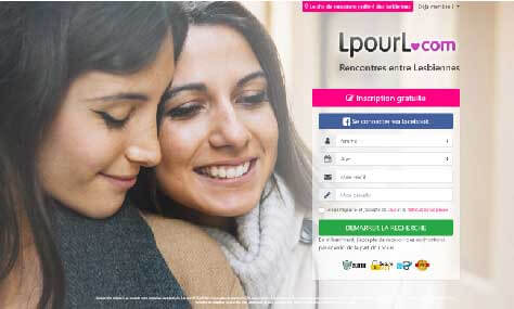 screenshot page accueil LpourL