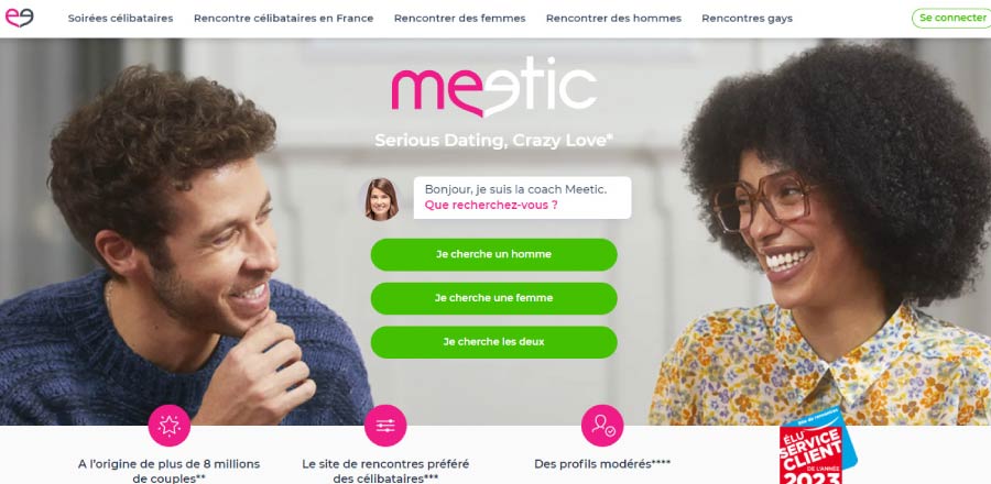 meetic page accueil
