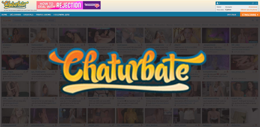 page accueil logo chaturbate